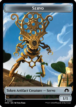 Servo // Snake Double-Sided Token (MH3-33 // 20) - Modern Horizons 3 Foil