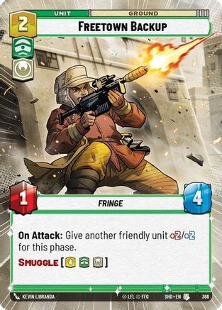 Freetown Backup (Hyperspace) (366) - Shadows of the Galaxy Foil