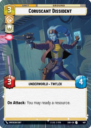 Coruscant Dissident (Hyperspace) (467) - Shadows of the Galaxy