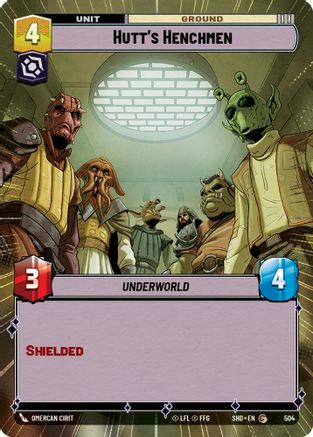 Hutt's Henchmen (Hyperspace) (504) - Shadows of the Galaxy Foil