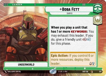 Boba Fett - Daimyo (Hyperspace) (287) - Shadows of the Galaxy