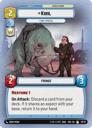 Kuiil - I Have Spoken (20/20) - Shadows of the Galaxy Weekly Play Promos