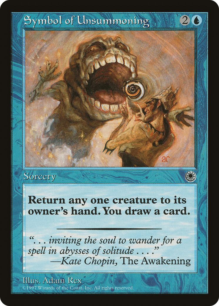 Symbol of Unsummoning (POR-70) - Portal