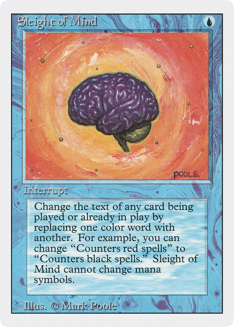 Sleight of Mind (3ED-81) - Revised Edition