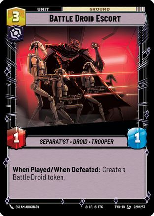Battle Droid Escort (229/257) - Twilight of the Republic Foil