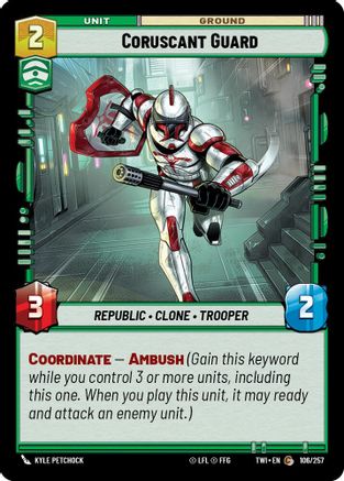 Coruscant Guard (106/257) - Twilight of the Republic Foil
