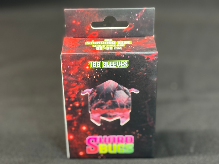 Foiled Shard Card Sleeves - Mars