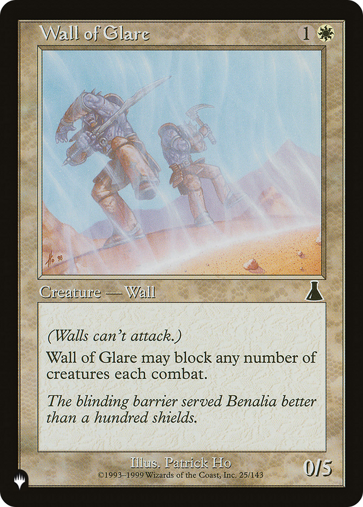 Wall of Glare (LIST-25/143) - The List