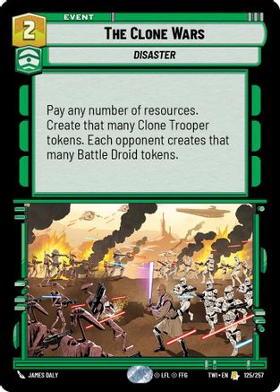 The Clone Wars (125/257) - Twilight of the Republic Foil