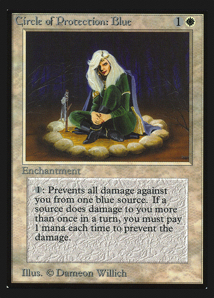 Circle of Protection: Blue (CE) (CED-011) - Collectors' Edition