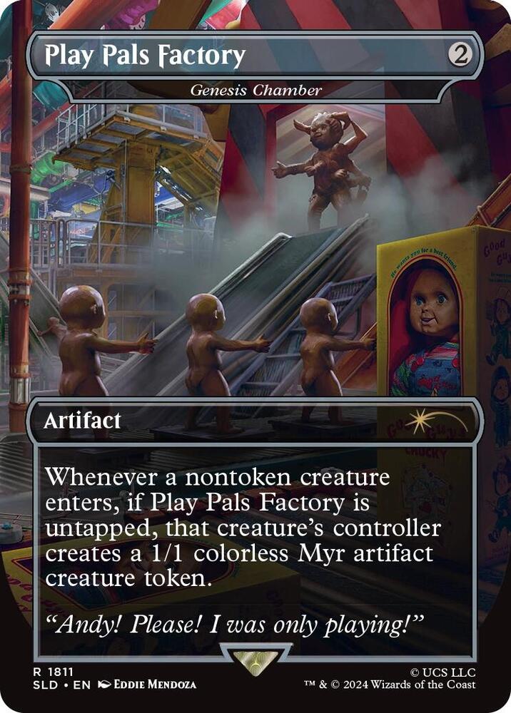 Genesis Chamber (SLD-1811) - Secret Lair Drop / Play Pals Factory (Borderless) Foil