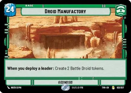 Droid Manufactory (022/257) - Twilight of the Republic Foil