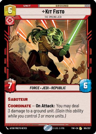 Kit Fisto - The Smiling Jedi (165/257) - Twilight of the Republic