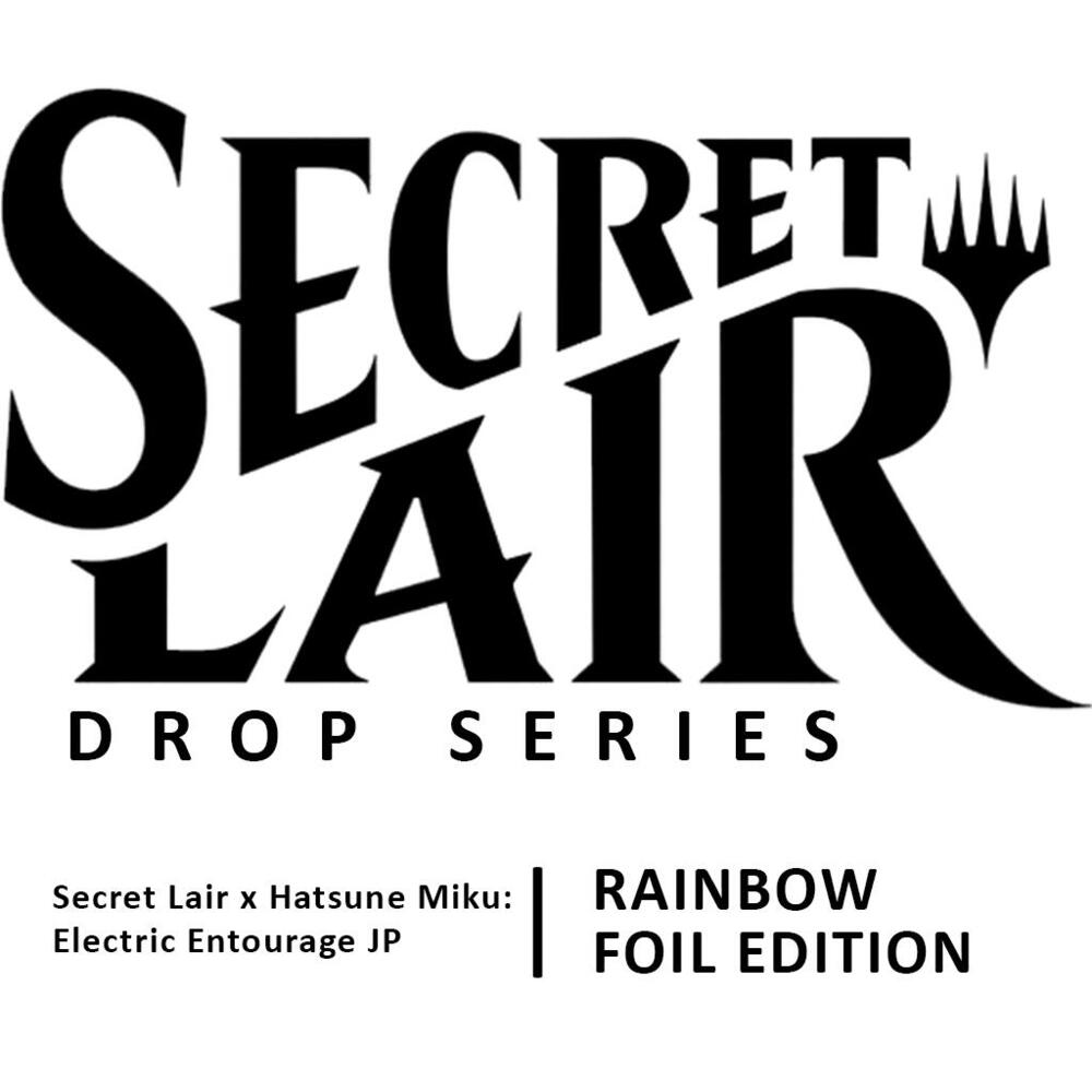Magic the Gathering - Secret Lair x Hatsune Miku - Electric Entourage - *Japanese* Rainbow Foil