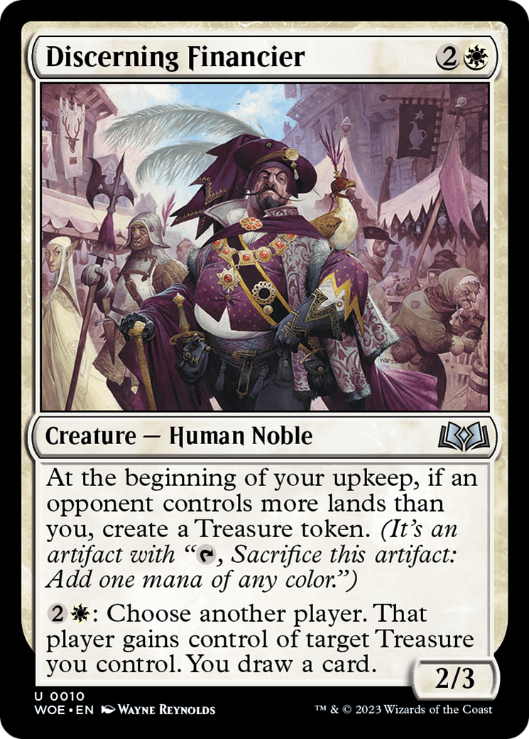 Discerning Financier (WOE-010) - Wilds of Eldraine
