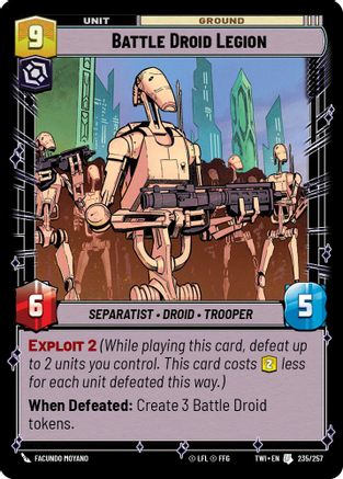 Battle Droid Legion (235/257) - Twilight of the Republic Foil