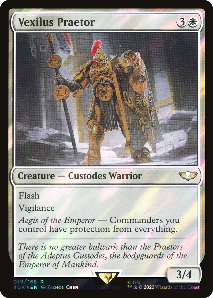Vexilus Praetor (Surge Foil) (40K-19★) - Warhammer 40,000 Commander Foil