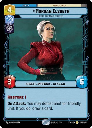 Morgan Elsbeth - Keeper of Many Secrets (035/257) - Twilight of the Republic