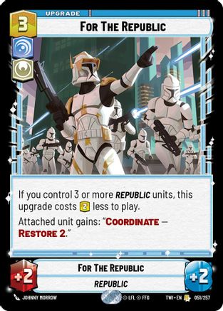 For The Republic (051/257) - Twilight of the Republic