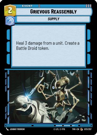 Grievous Reassembly (073/257) - Twilight of the Republic Foil