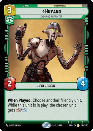Huyang - Enduring Instructor (110/257) - Twilight of the Republic Foil