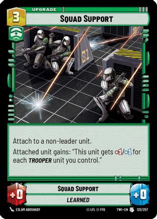 Squad Support (122/257) - Twilight of the Republic Foil
