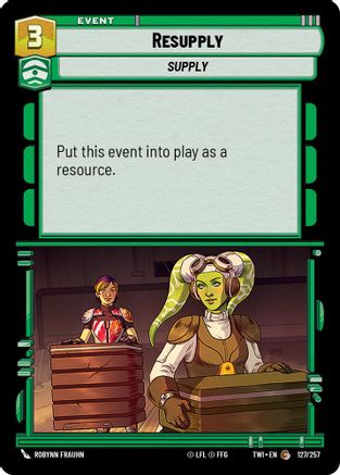 Resupply (127/257) - Twilight of the Republic Foil