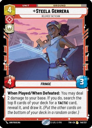 Steela Gerrera - Beloved Tactician (146/257) - Twilight of the Republic Foil