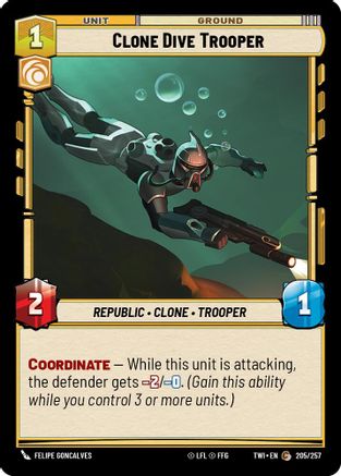 Clone Dive Trooper (205/257) - Twilight of the Republic