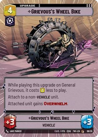 Grievous's Wheel Bike (Hyperspace) (06/20) - Twilight of the Republic Weekly Play Promos