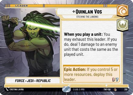 Quinlan Vos - Sticking the Landing (Hyperspace) (293) - Twilight of the Republic