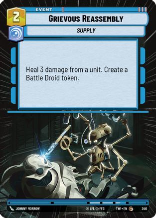 Grievous Reassembly (Hyperspace) (346) - Twilight of the Republic Foil