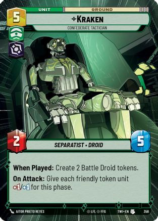 Kraken - Confederate Tactician (Hyperspace) (356) - Twilight of the Republic