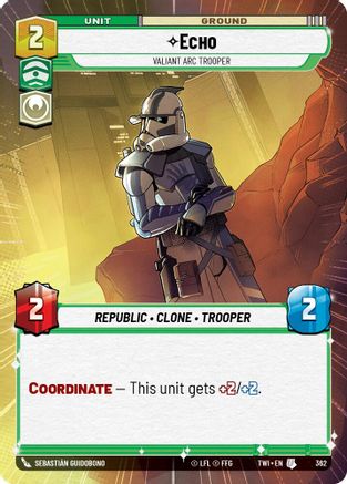 Echo - Valiant ARC Trooper (Hyperspace) (362) - Twilight of the Republic