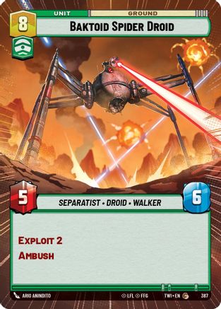 Baktoid Spider Droid (Hyperspace) (387) - Twilight of the Republic