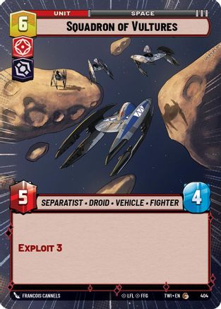 Squadron of Vultures (Hyperspace) (404) - Twilight of the Republic Foil