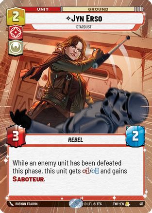 Jyn Erso - Stardust (Hyperspace) (411) - Twilight of the Republic