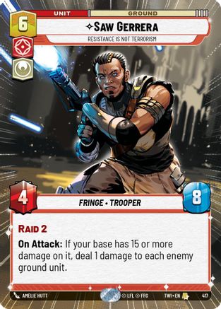 Saw Gerrera - Resistance is Not Terrorism (Hyperspace) (417) - Twilight of the Republic