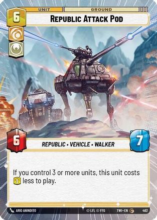 Republic Attack Pod (Hyperspace) (462) - Twilight of the Republic
