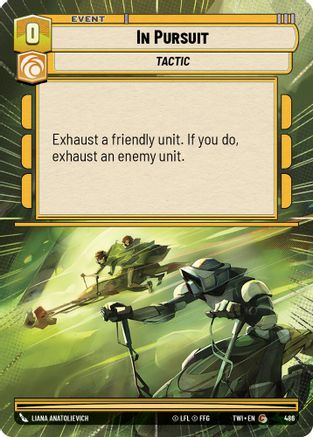 In Pursuit (Hyperspace) (486) - Twilight of the Republic Foil