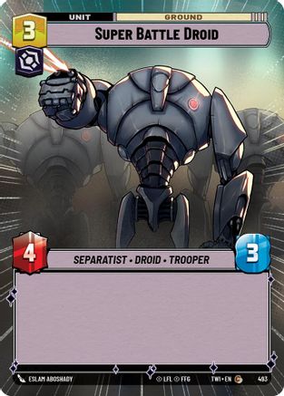 Super Battle Droid (Hyperspace) (493) - Twilight of the Republic Foil