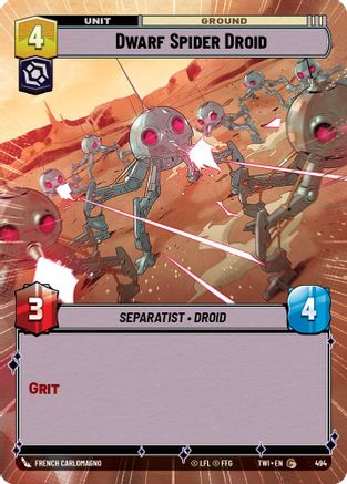 Dwarf Spider Droid (Hyperspace) (494) - Twilight of the Republic