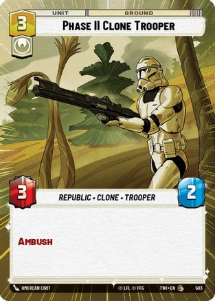 Phase II Clone Trooper (Hyperspace) (503) - Twilight of the Republic