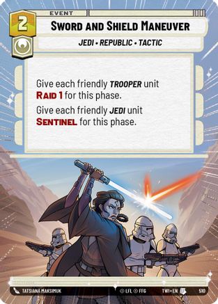 Sword and Shield Maneuver (Hyperspace) (510) - Twilight of the Republic