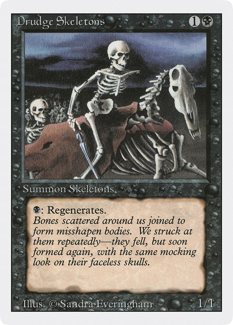 Drudge Skeletons (3ED-107) - Revised Edition