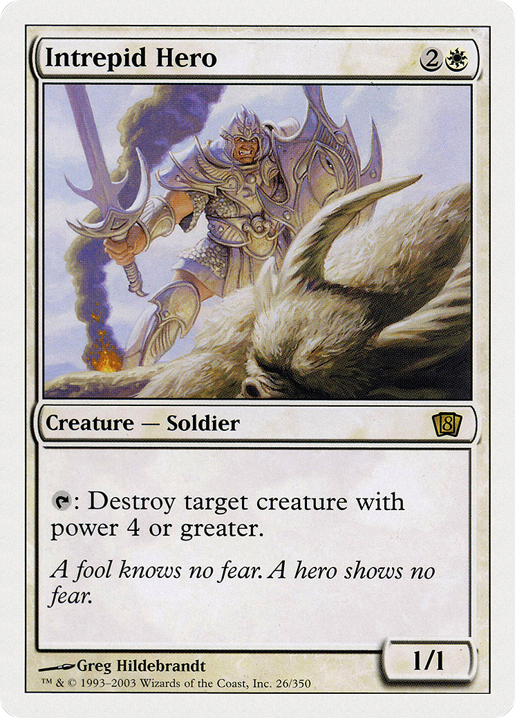 Intrepid Hero (8ED-026) - 8th Edition Foil