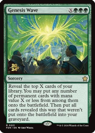 Genesis Wave (PRE-221) - Prerelease Cards Foil