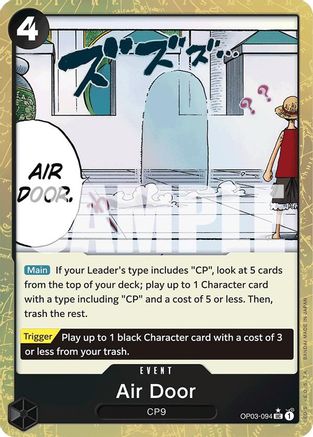 Air Door (Textured Foil) (OP03-094) - Premium Booster -The Best- Foil
