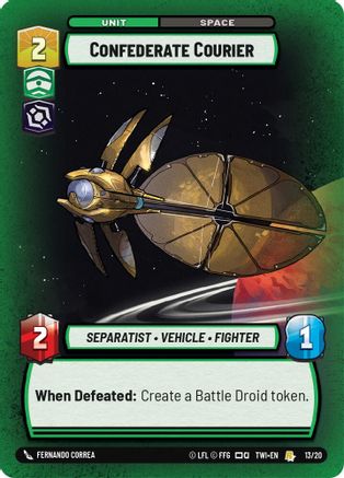 Confederate Courier (13/20) - Twilight of the Republic Weekly Play Promos