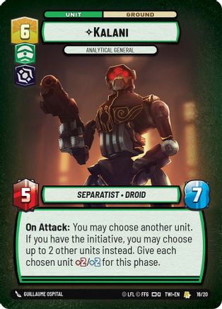 Kalani - Analytical General (16/20) - Twilight of the Republic Weekly Play Promos